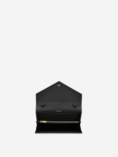 Saint Laurent Mujer Barcelona Bolso Hombro Cassandre color Negro sku 810-008445 02 - Foto 5