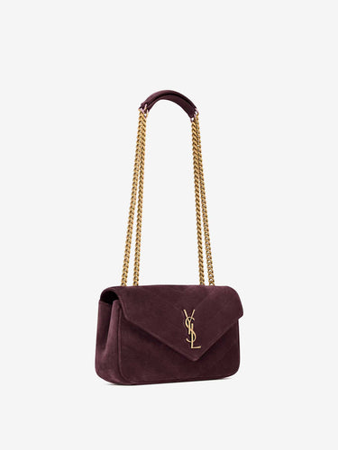 Saint Laurent Mujer Barcelona Bolso Hombro Loulou color Burdeos sku 810-008446 01 - Foto 2
