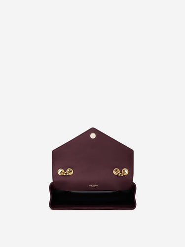 Saint Laurent Mujer Barcelona Bolso Hombro Loulou color Burdeos sku 810-008446 01 - Foto 5