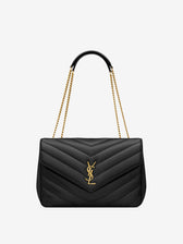 Saint Laurent Mujer Barcelona Bolso Hombro Loulou color Negro sku 810-008450 01 - Foto 1