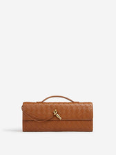 Bottega Veneta Mujer Barcelona Bolso Andiamo Clutch color Caramelo sku 810-008461 03 - Foto 1
