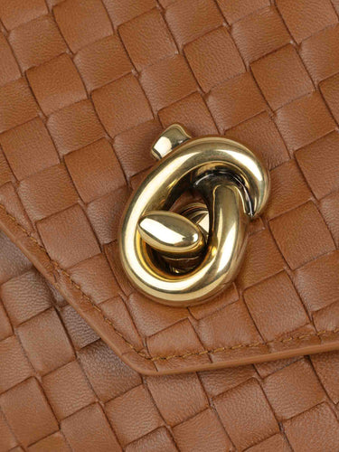 Bottega Veneta Mujer Barcelona Bolso Nudo Intrecciato color Caramelo sku 810-008470 02 - Foto 4