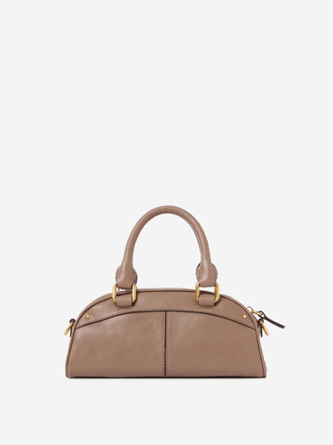 Chloé Mujer Barcelona Bolso Bowling Mini color Camel sku 810-008472 00 - Foto 4