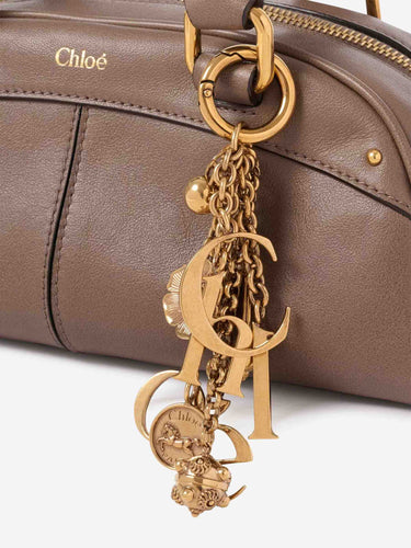 Chloé Mujer Barcelona Bolso Bowling Mini color Camel sku 810-008472 00 - Foto 5