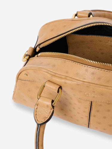 Chloé Mujer Barcelona Bolso Bowling Mini color Mostaza sku 810-008473 00 - Foto 4