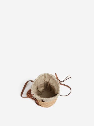 Chloé Mujer Barcelona Bolso Woody Fibra Natural color Marrón sku 810-008474 00 - Foto 4