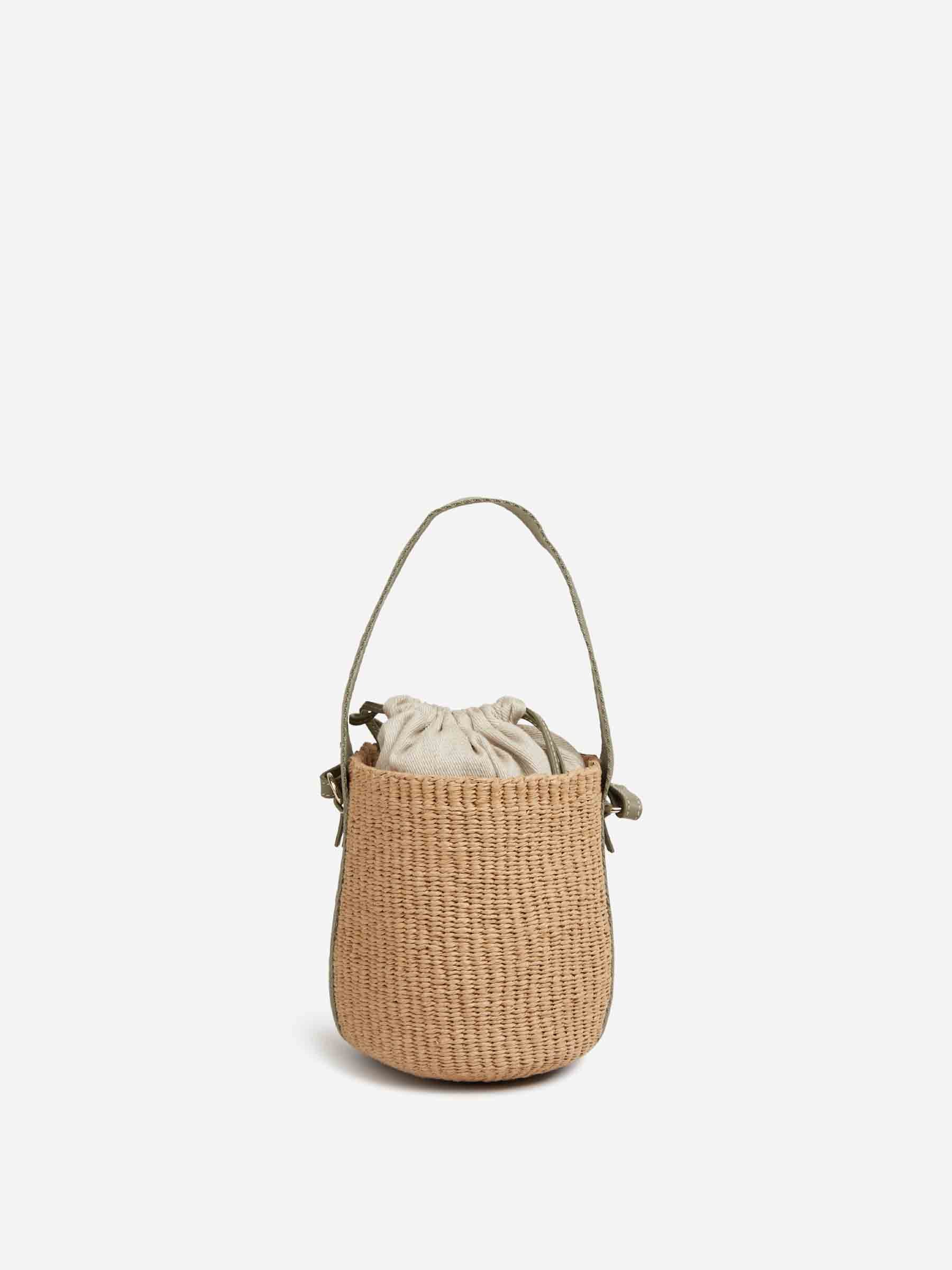 Chloé Mujer Barcelona Bolso Woody Fibra Natural color Beige sku 810-008474 01 - Foto 1