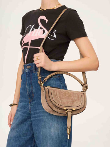 Chloé Mujer Barcelona Bolso Marcie Piel color Taupe sku 810-008478 01 - Foto 2