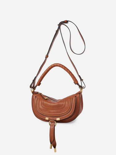 Chloé Mujer Barcelona Bolso Marcie Piel color Caramelo sku 810-008479 00 - Foto 2