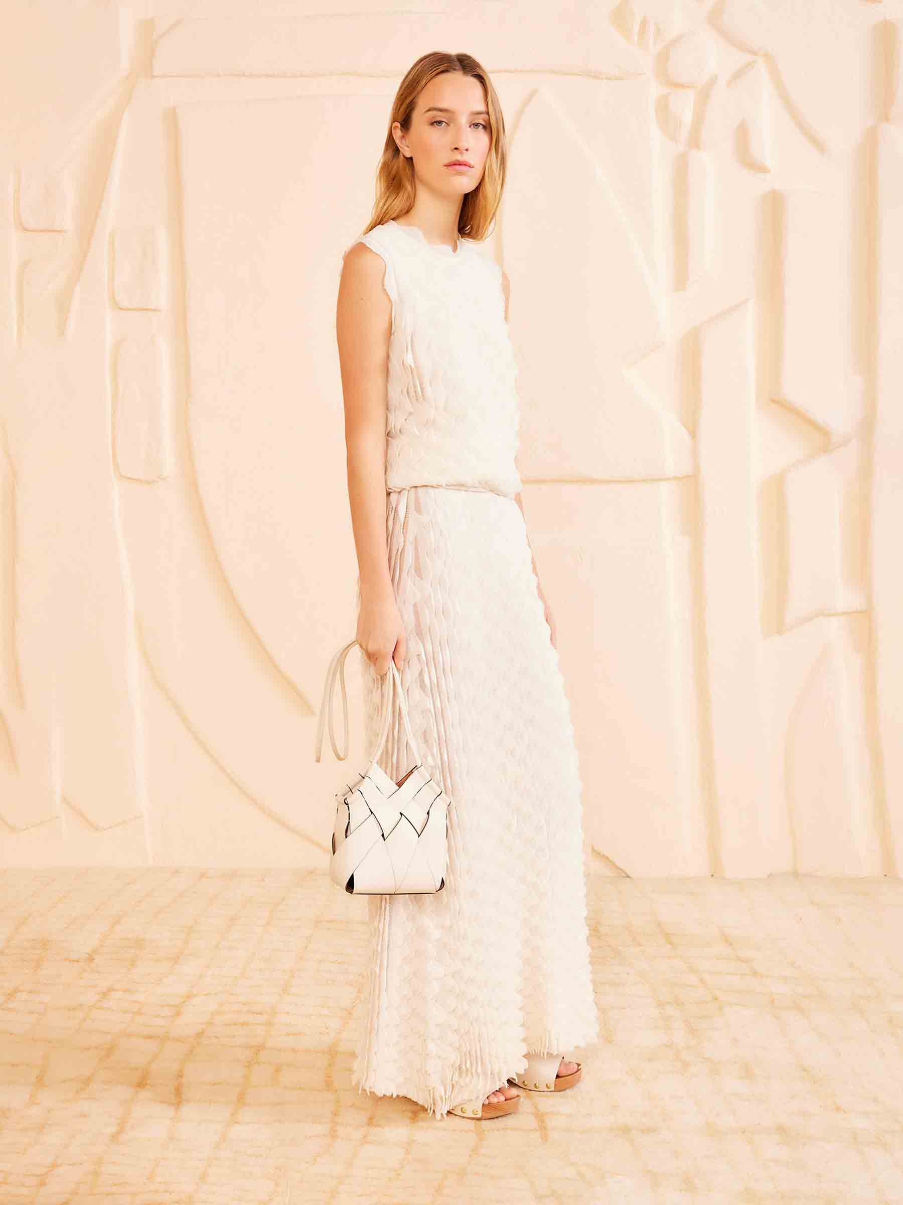 Ulla Johnson Mujer Barcelona Bolso Bandolera Charlotte color Marfil sku 810-008482 01 - Foto 2