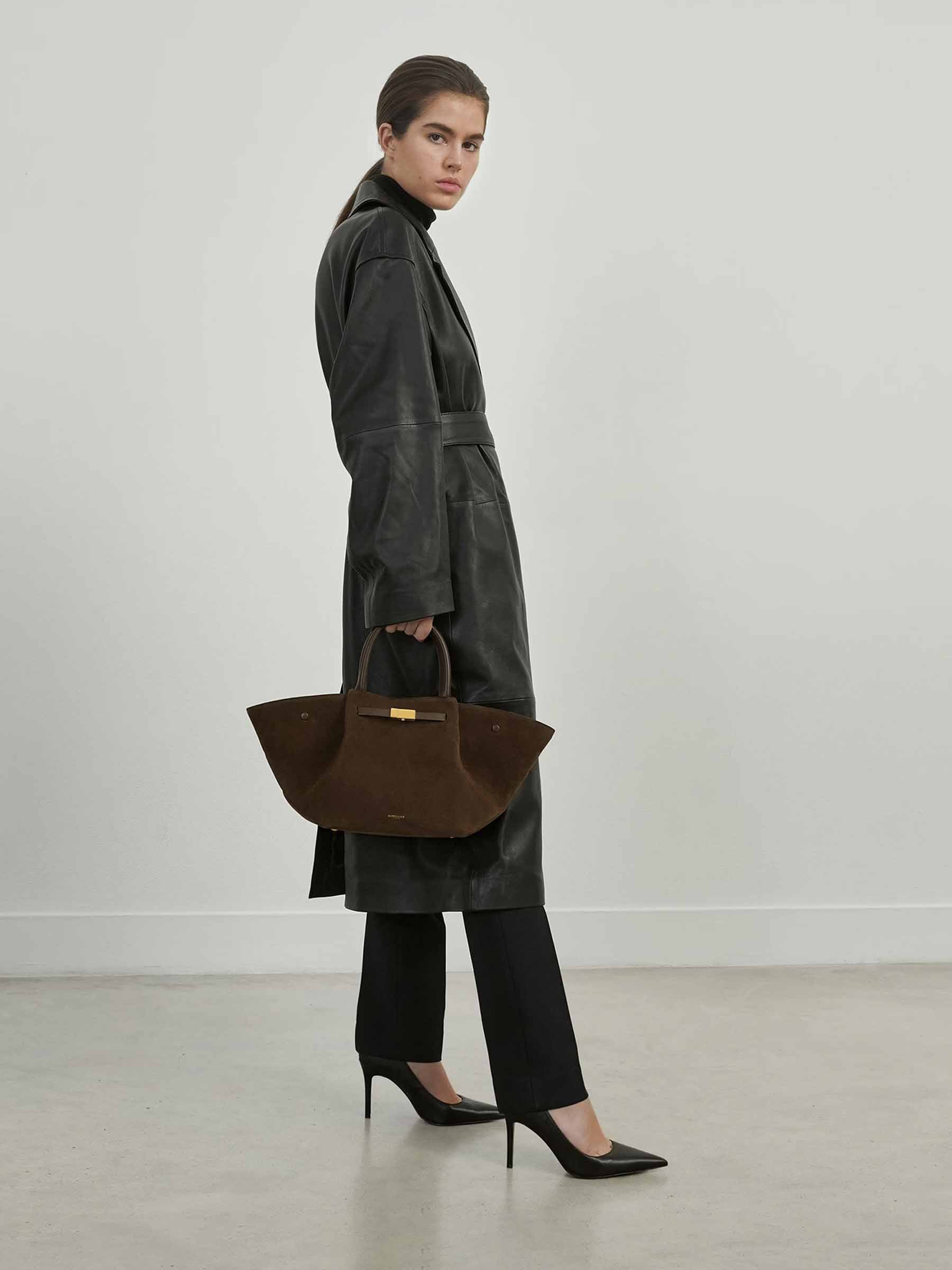 DeMellier Mujer Barcelona Bolso The Midi New York color Marrón Oscuro sku 810-008493 01 - Foto 2