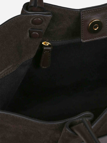 DeMellier Mujer Barcelona Bolso The Midi New York color Marrón Oscuro sku 810-008493 02 - Foto 5