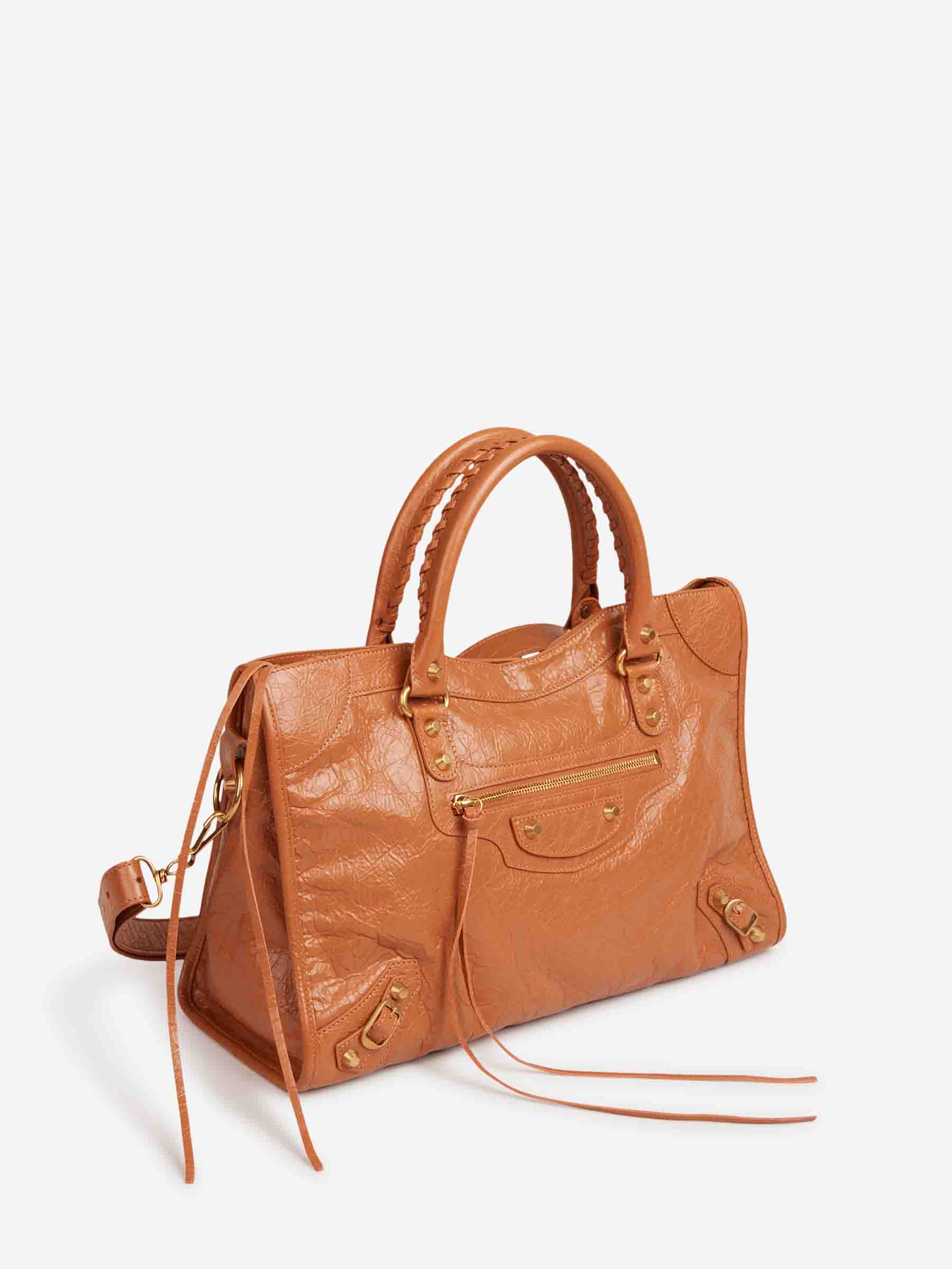 Balenciaga Mujer Barcelona Bolso Le City Medium color Caramelo sku 810-008526 02 - Foto 2