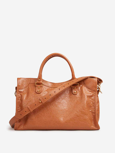 Balenciaga Mujer Barcelona Bolso Le City Medium color Caramelo sku 810-008526 02 - Foto 3