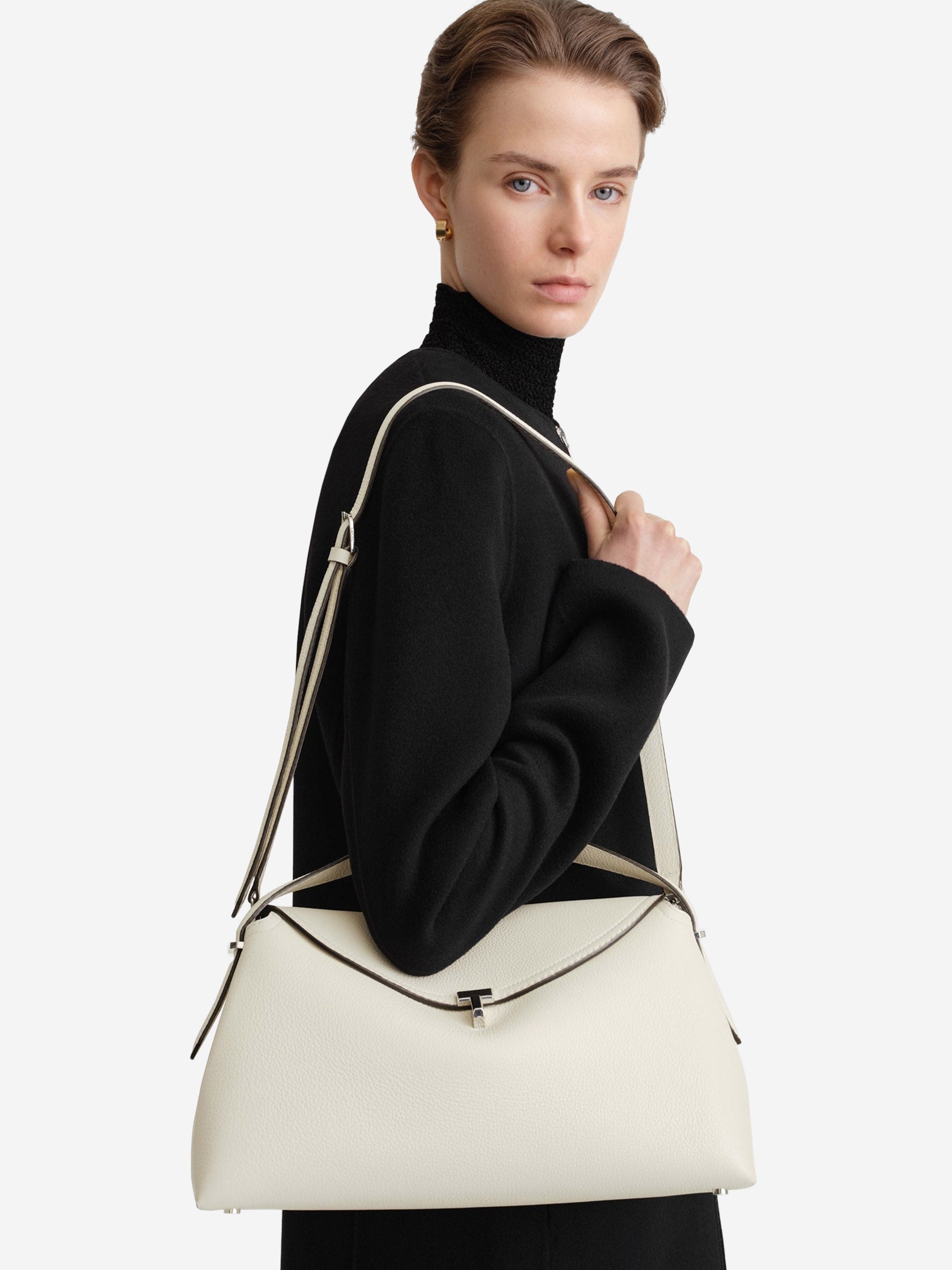 TOTEME Mujer Barcelona Bolso Bandolera T-Lock color Blanco sku 810-008528 03 - Foto 2