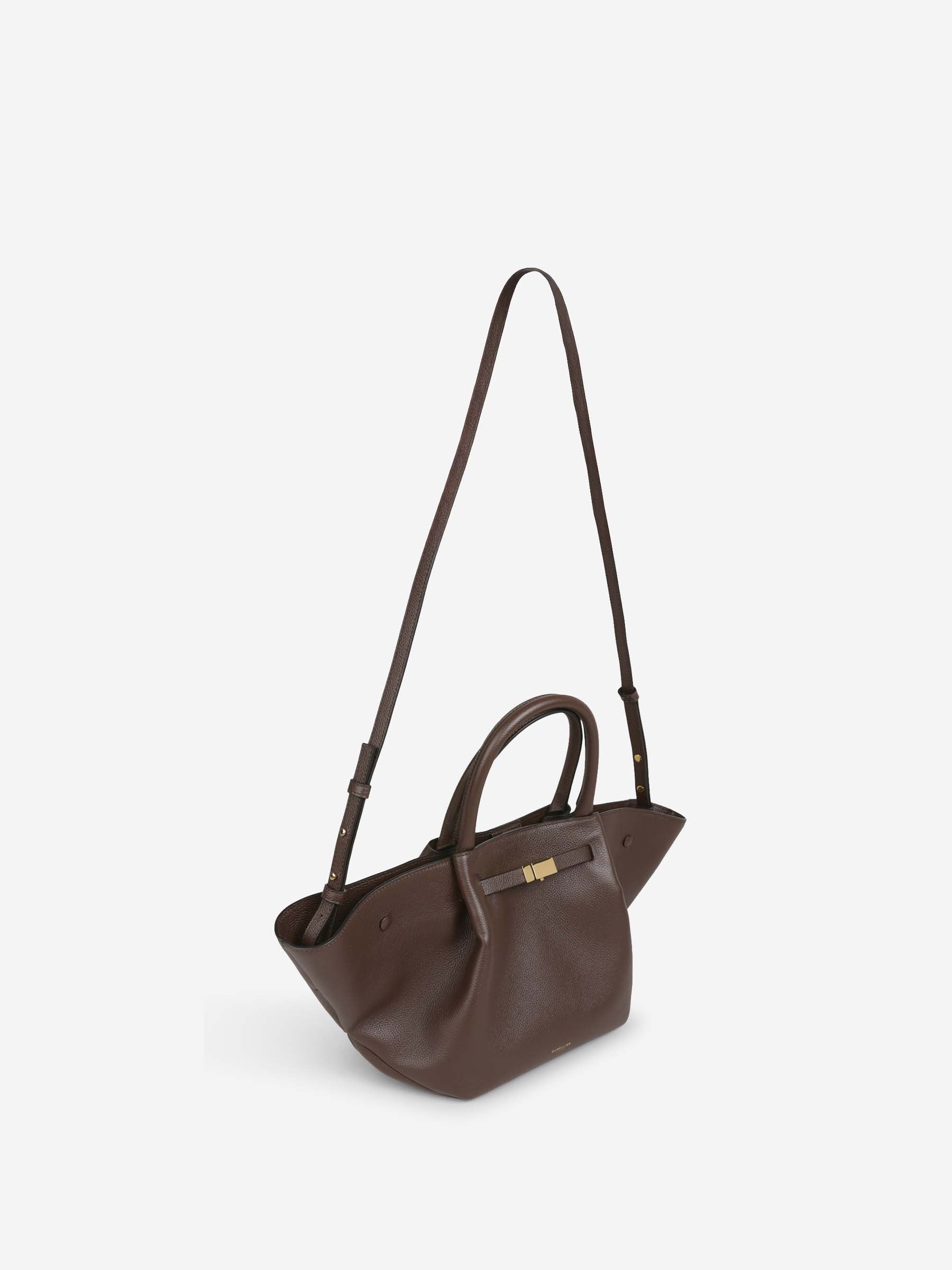 DeMellier Mujer Barcelona Bolso The Midi New York color Marrón sku 810-008554 04 - Foto 2