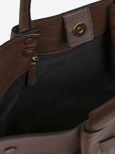 DeMellier Mujer Barcelona Bolso The Midi New York color Marrón sku 810-008554 04 - Foto 3