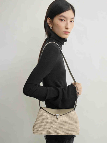 TOTEME Mujer Barcelona Bolso Clutch T-Lock color Beige sku 810-008571 01 - Foto 2