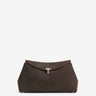 TOTEME Mujer Barcelona Bolso Clutch T-lock color Marrón Oscuro sku 810-008576 01 - Foto 1