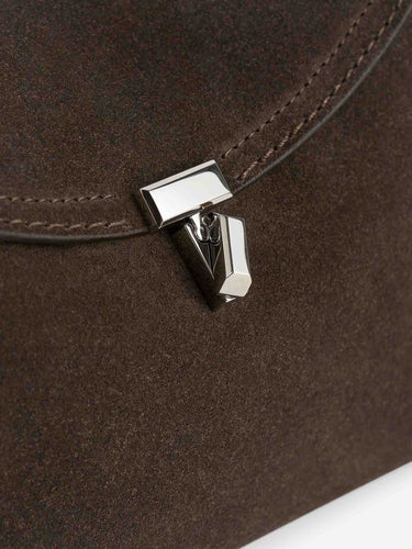 TOTEME Mujer Barcelona Bolso Clutch T-lock color Marrón Oscuro sku 810-008576 01 - Foto 5