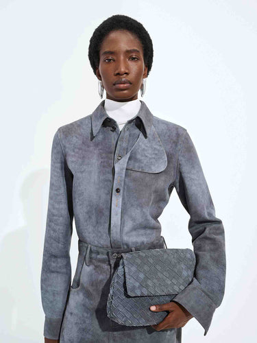 Bottega Veneta Mujer Barcelona Bolso Giorno color Gris Antracita sku 810-008585 01 - Foto 2
