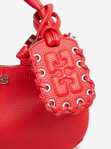 Ganni Mujer Barcelona Bolso Hobo Medium color Rojo sku 810-008593 01 - Foto 5