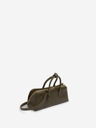 Alaïa Mujer Barcelona Bolso Delta Box color Verde Militar sku 810-008613 02 - Foto 2