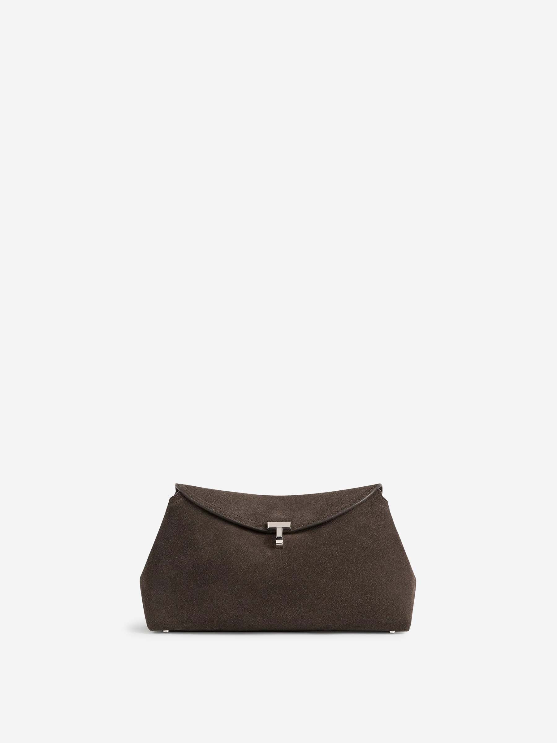 TOTEME Mujer Barcelona Bolso Clutch T-lock color Marrón Oscuro sku 810-008634 01 - Foto 1
