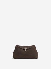 TOTEME Mujer Barcelona Bolso Clutch T-lock color Marrón Oscuro sku 810-008634 01 - Foto 1