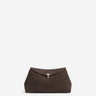 TOTEME Mujer Barcelona Bolso Clutch T-lock color Marrón Oscuro sku 810-008634 01 - Foto 1