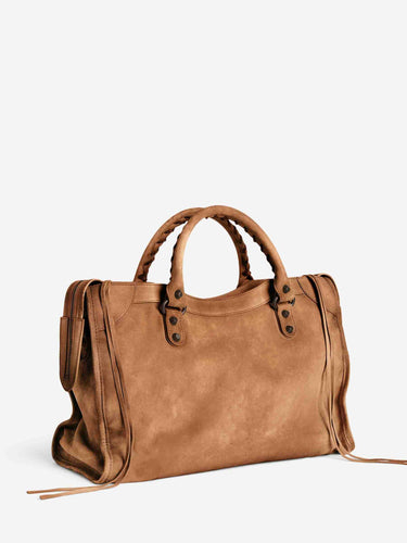 Balenciaga Hombre Barcelona Bolso Le City color Camel sku 810-008651 03 - Foto 2