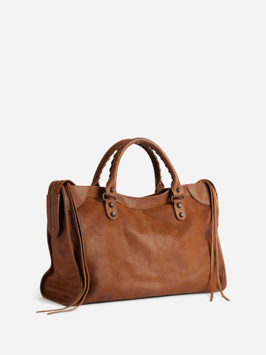 Balenciaga Mujer Barcelona Bolso Le City Medium color Caramelo sku 810-008652 01 - Foto 3