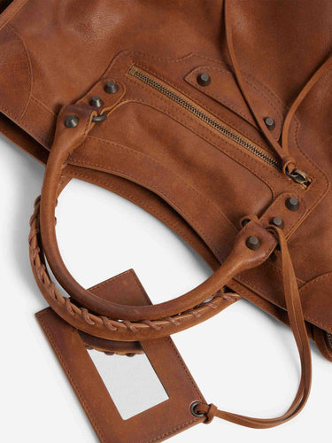Balenciaga Mujer Barcelona Bolso Le City Medium color Caramelo sku 810-008652 01 - Foto 4