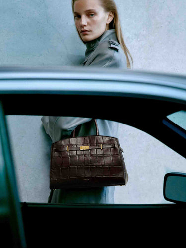 DeMellier Mujer Barcelona Bolso The Midi Hudson color Marrón Oscuro sku 810-008671 00 - Foto 2