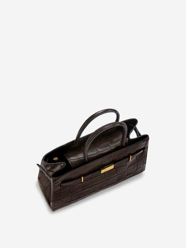 DeMellier Mujer Barcelona Bolso The Midi Hudson color Marrón Oscuro sku 810-008671 00 - Foto 5