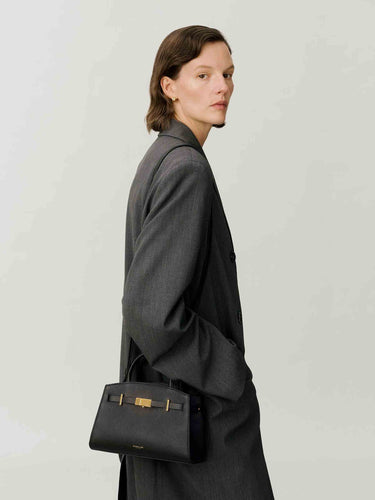 DeMellier Mujer Barcelona Bolso The Small Hudson color Burdeos sku 810-008673 00 - Foto 5