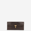 TOTEME Mujer Barcelona Cartera T-Lock Cocodrilo color Marrón Oscuro sku 811-000005 01 - Foto 1