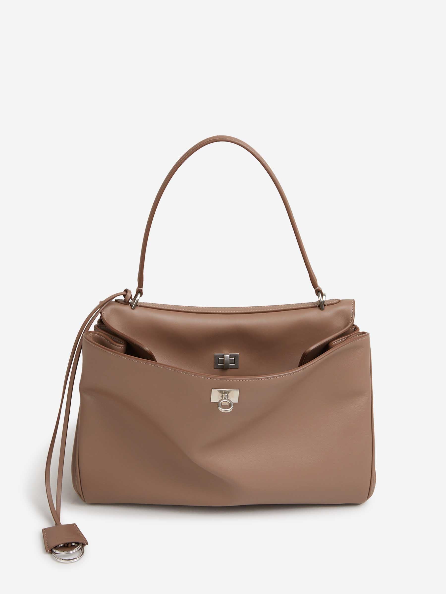 Balenciaga Mujer Barcelona Bolso Mano Rodeo Mediano color Marrón sku 811-000007 01 - Foto 1