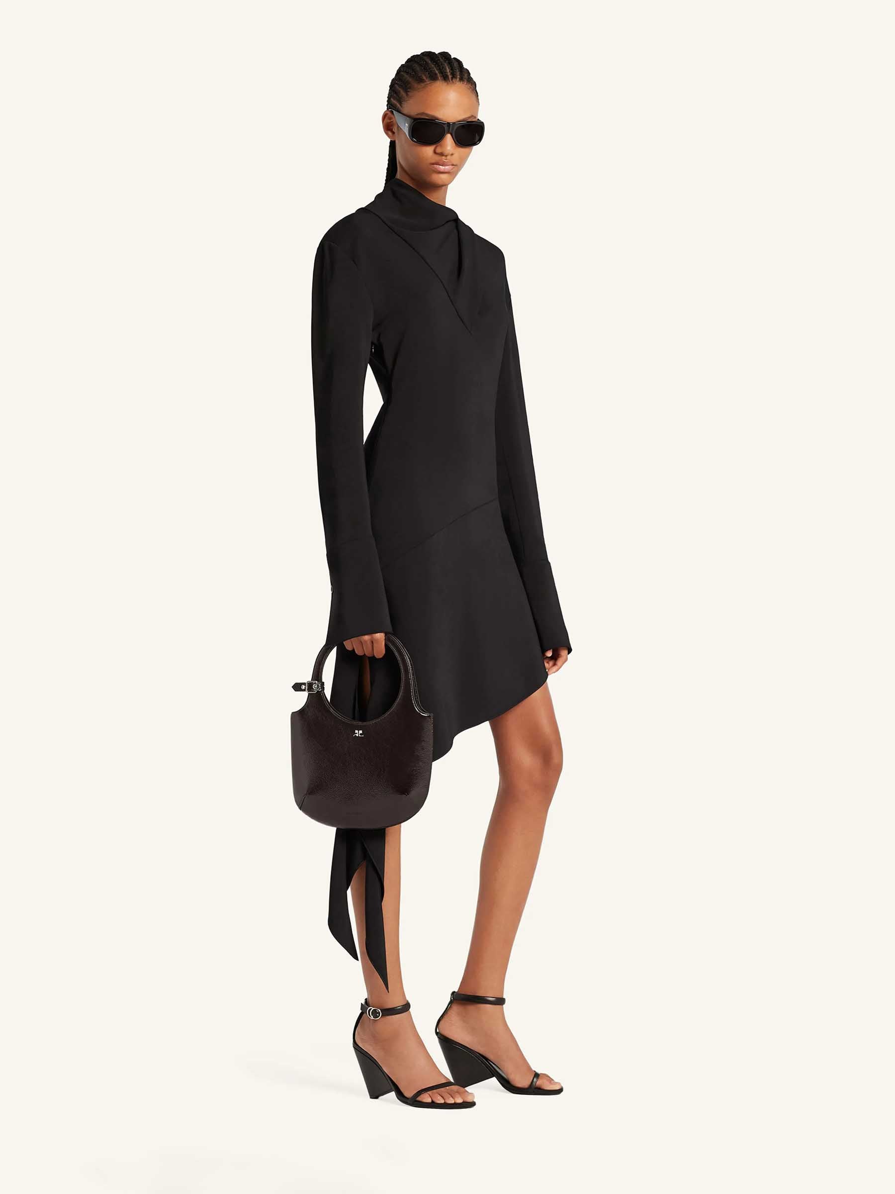 Courrèges Mujer Barcelona Bolso Holy Naplack color Marrón Oscuro sku 811-000010 01 - Foto 2