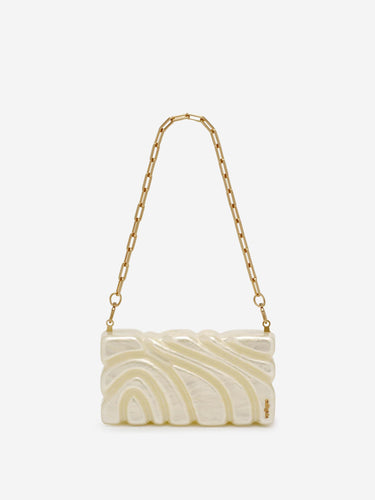 Cult Gaia Mujer Barcelona Bolso Clutch Aura color Marfil sku 811-000056 01 - Foto 3