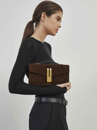 DeMellier Mujer Barcelona Bolso The Vancouver Clutch color Marrón Oscuro sku 811-000059 01 - Foto 2