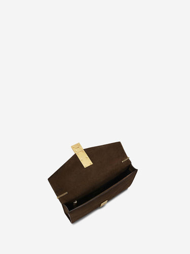 DeMellier Mujer Barcelona Bolso The Vancouver Clutch color Marrón Oscuro sku 811-000059 01 - Foto 4