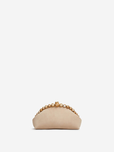 Cult Gaia Mujer Barcelona Bolso Clutch Una color Crema sku 811-000068 01 - Foto 3