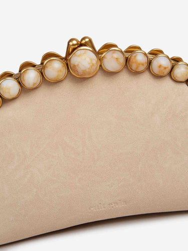 Cult Gaia Mujer Barcelona Bolso Clutch Una color Crema sku 811-000068 01 - Foto 5