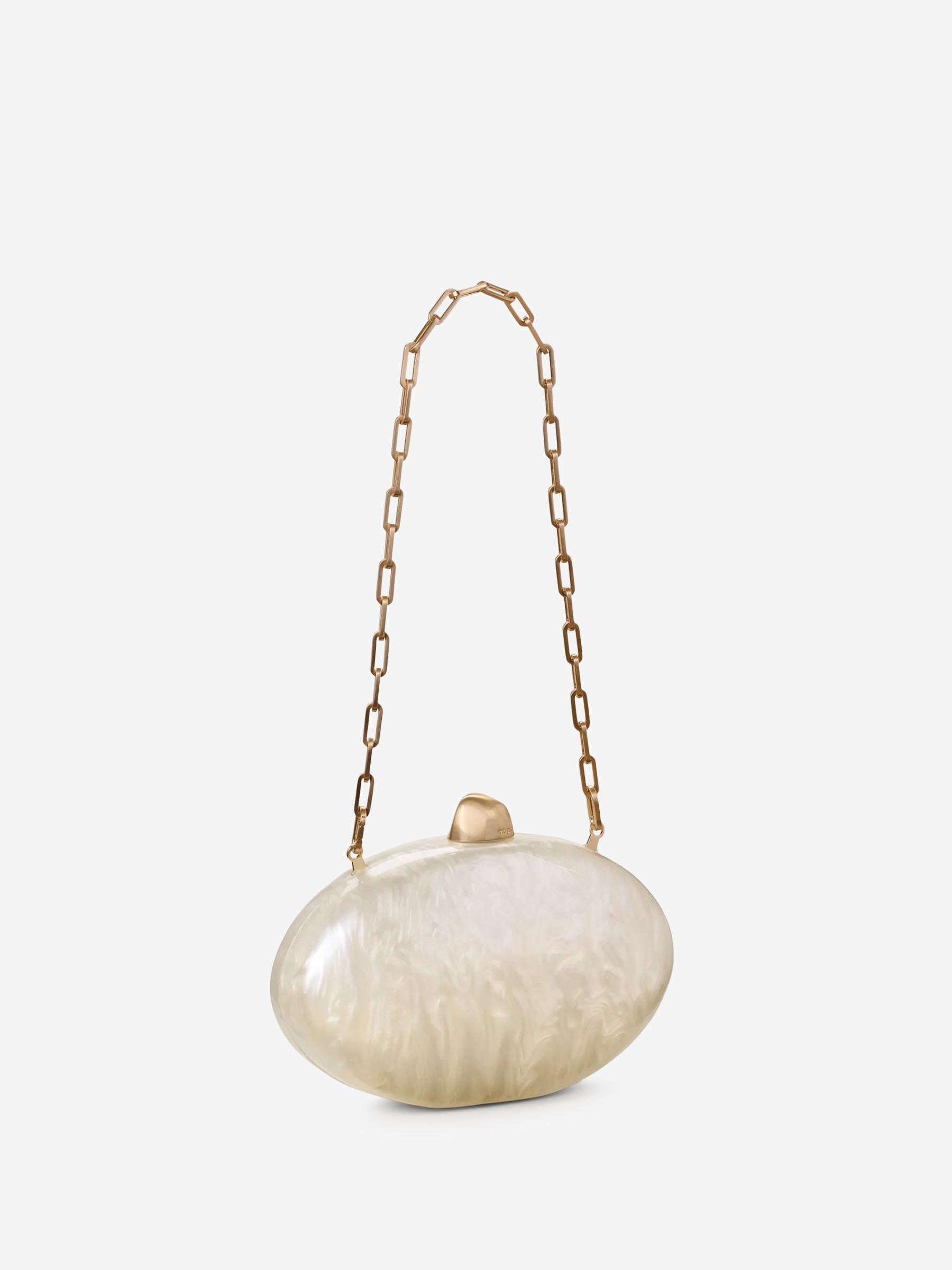 Cult Gaia Mujer Barcelona Bolso Clutch Eviana color Nácar sku 811-000077 01 - Foto 2