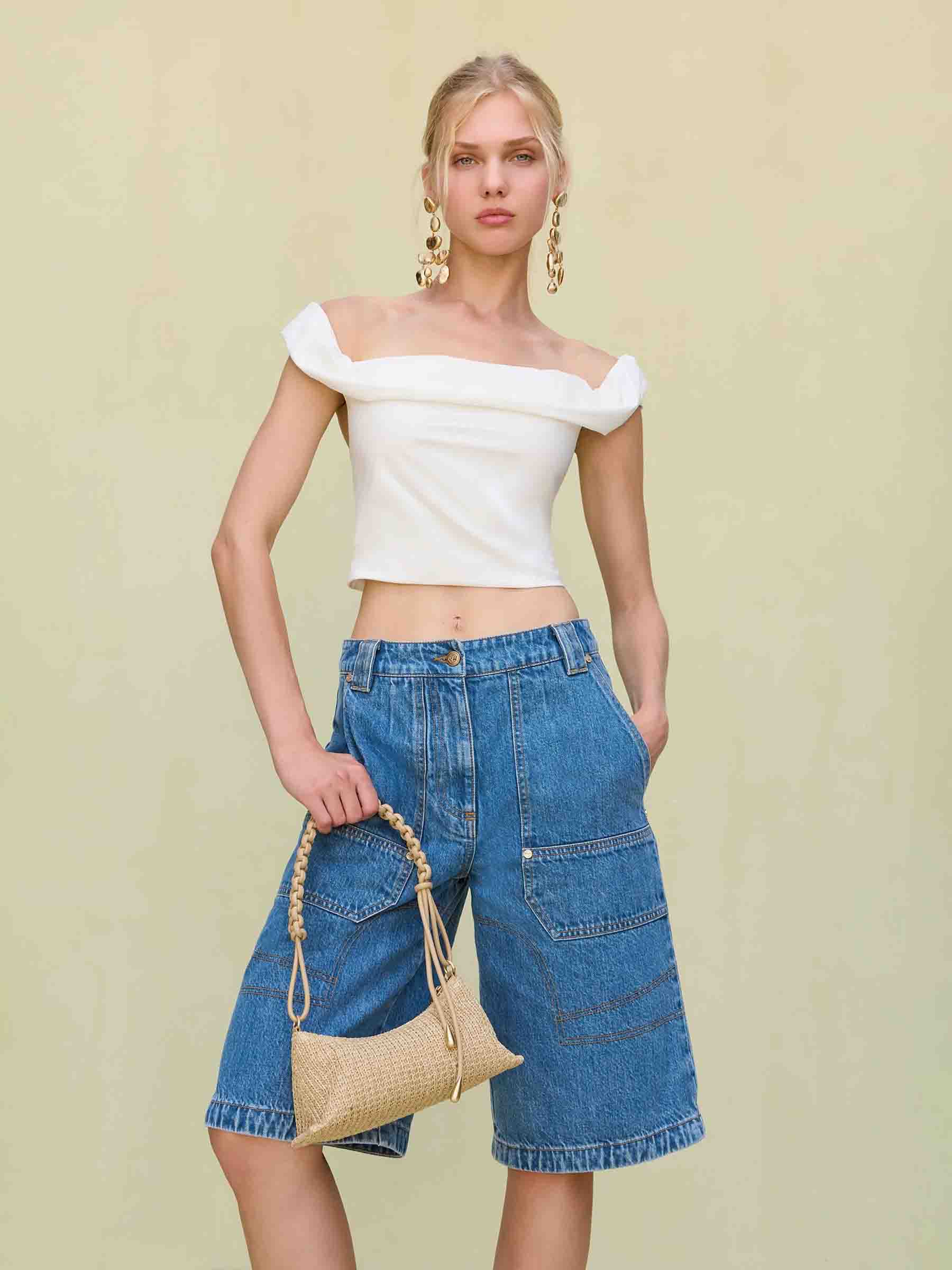 Cult Gaia Mujer Barcelona Bolso Rafia Osa color Rafia sku 811-000079 01 - Foto 2