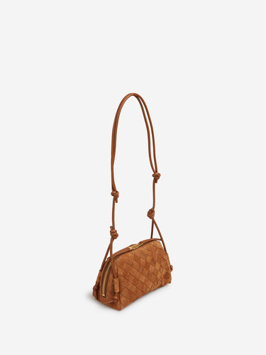 Bottega Veneta Mujer Barcelona Bolso Ante Concert color Caramelo sku 811-000098 01 - Foto 2