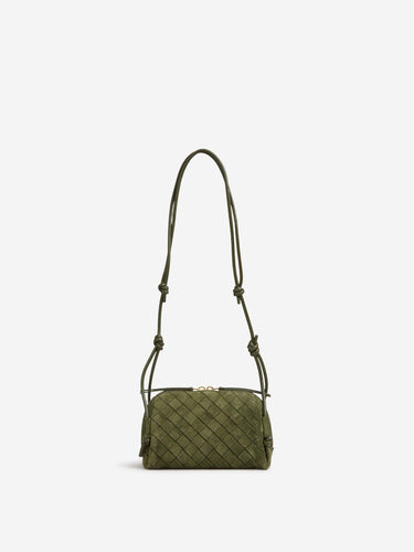 Bottega Veneta Mujer Barcelona Bolso Ante Concert color Verde Militar sku 811-000098 02 - Foto 1