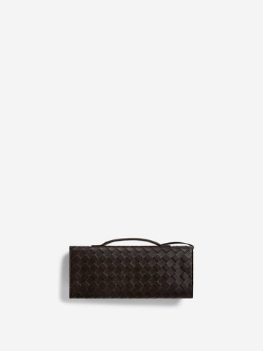 Bottega Veneta Mujer Barcelona Bolso Clutch Andiamo color Marrón Oscuro sku 811-000104 01 - Foto 4