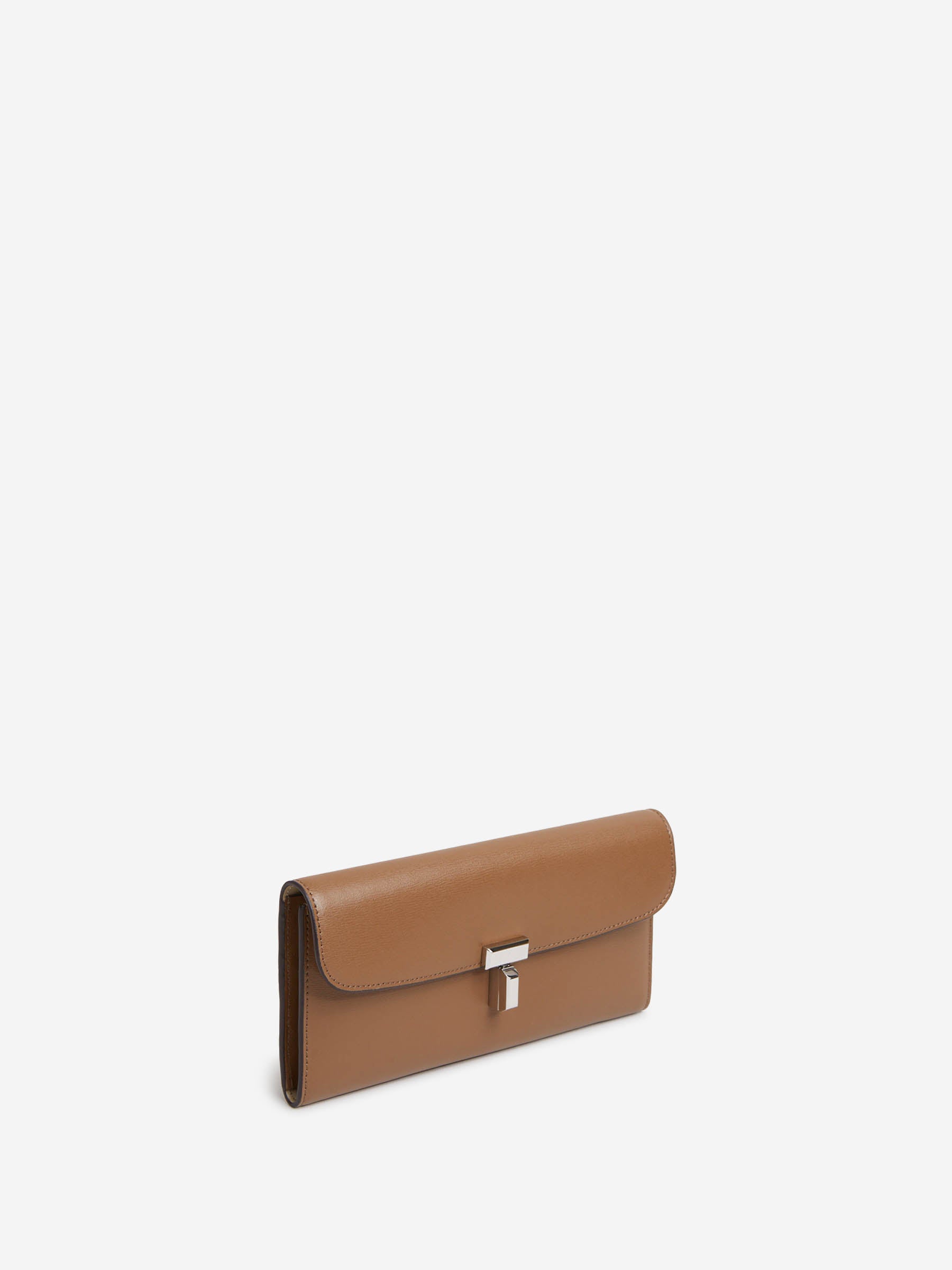 TOTEME Mujer Barcelona Cartera T-Lock piel color Camel sku 811-000108 01 - Foto 2